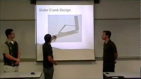 Team 12: Presentation on Kinematic Design of Four Bar and Slider Crank Mechanisms