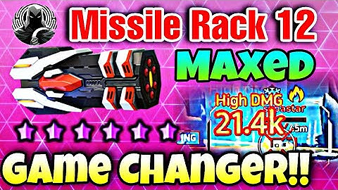 Missile Rack 12 Maxed‼️- Game Changer 😱|| Mech Arena Robot Showdown