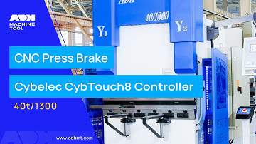 40T 1300mm CNC Press Brake With Cybelec CybTouch 8 Controller