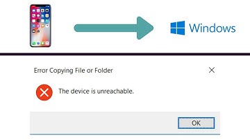iPhone to Windows 10 Media Transfer Error FIX ("Device is Unreachable")