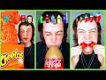 ASMR MUKBANG | Spicy Challenge Compilation (Fire noodles, fried chicken, enoki mushroom, korean eat)