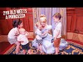 2YR OLD MEETS A PRINCESS AT DISNEY WORLD (her first time) - DISNEY DAY 1 (2020)