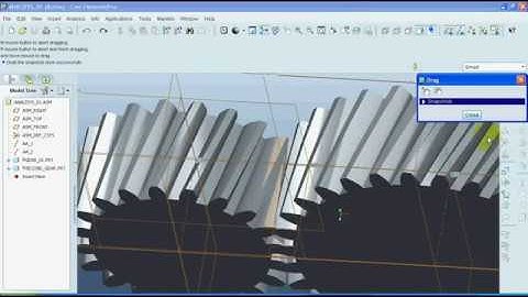 Helical gear modeling in Creo (ProE) using relations and Parameters