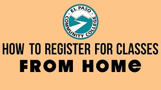 How to Register for EPCC courses online