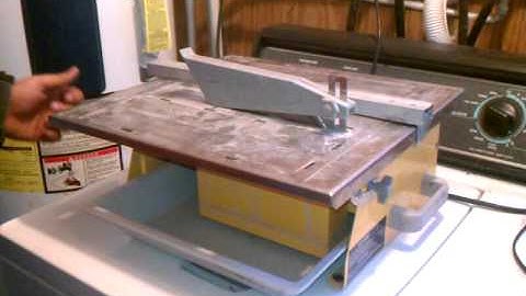 Workforce 7" Tile Wet Saw TBD550