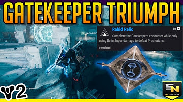 Destiny 2 | VoG Gatekeeper Triumph Guide 