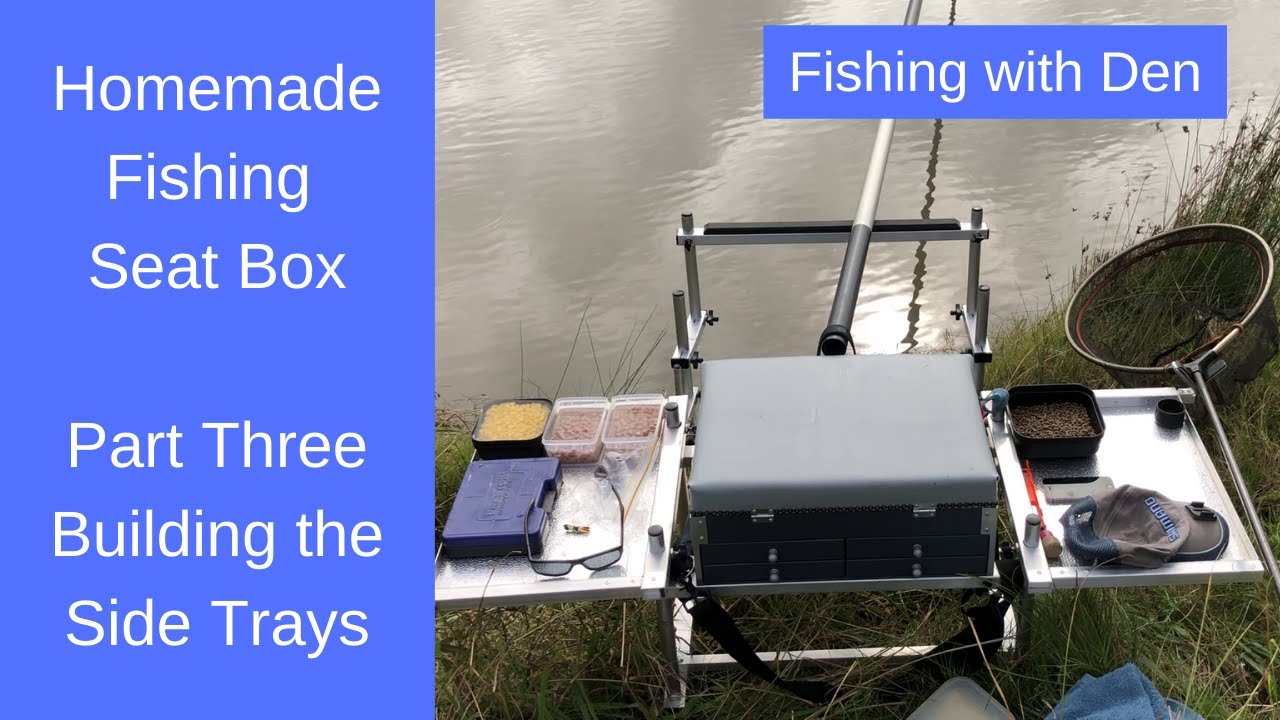 Homemade Fishing Seat Box - Part Three - Building the Side Trays 