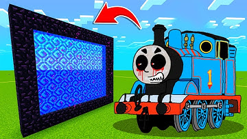How To Make A Portal To The THOMAS.EXE Dimension in Minecraft