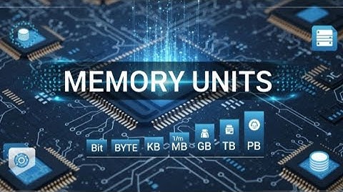 What are Memory Units | Bit, Byte, KB, MB, GB & TB, PB | Complete Memory Units Guide |