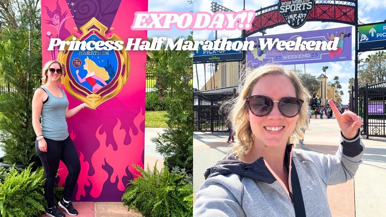 Disney World Vlog 2025 | Day 1: Expo Magic Begins!✨ Princess Half Marathon Weekend