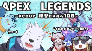 【APEX】APEX LEGENDS ~DC CUP練習カスタム１日目~【朱鐘灰斗/摩耶パンダ/マグノリア・ウル・バウム/六連星ヘキサ】