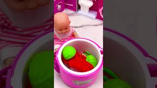 Download Lagu Satisfying With Unboxing Doll Cooking Toys, ASMR Video #shorts MP3