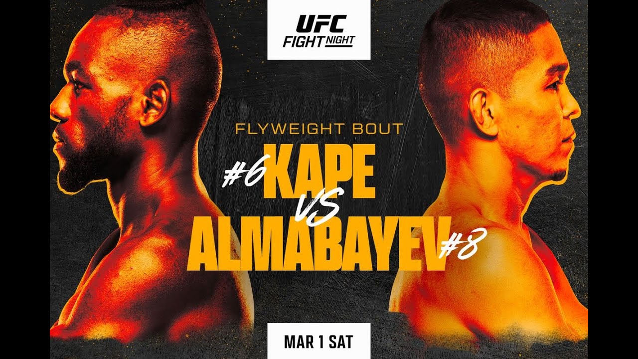 UFC Vegas 103: Kape vs. Almabayev Full Card Preview & Betting Tips