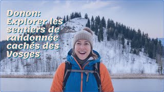 Donon: Voyage dans le temps vers d'anciennes ruines recouvertes de neige