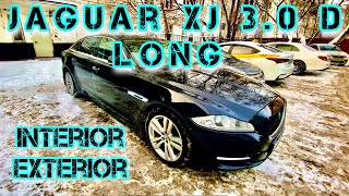 Jaguar XJ 3.0 D Long Интерьер Экстерьер Interior Exterior Test Drive