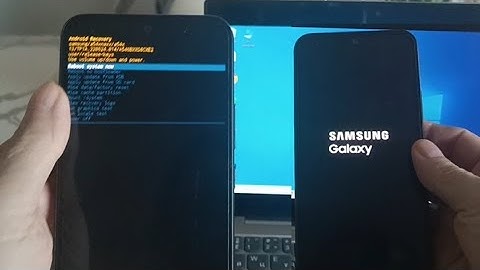 How to exit samsung recovery screen without power button