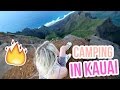 CAMPING ON A CLIFF IN KAUAI!