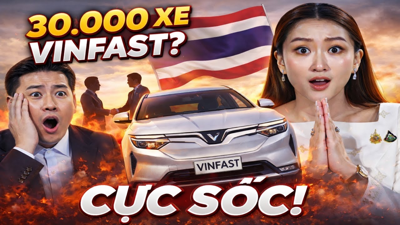 Doanh Nghiệp Thái Lan Chốt Mua 30.000 Xe VinFast – Cú Sốc Xe Điện Đông Nam Á