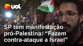 Israel x Hamas: Manifestação a favor da Palestina reúne membros de comunidades árabes em SP