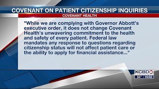Lubbock hospitals preparing to collect citizenship data