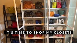 Shop My Closet/Bag Collection Challenge | Collab w/ Millie Galier