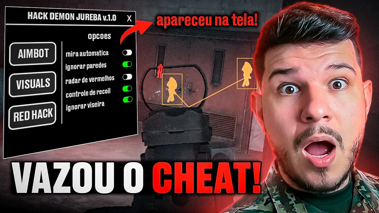 VAZOU a TRAPAÇA NA TELA! VERDADEIRO OU CHEATER no ARENA BREAKOUT EP3