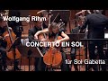 Capture de la vidéo Rihm: Concerto En Sol Für Sol Gabetta (Uraufführung)