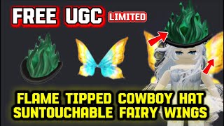 [UGC GRATIS LIMITED] E.L.F UP! TYCOON: FLAME TIPPED COWBOY HAT & SUNTOUCHABLE FAIRY WINGS!