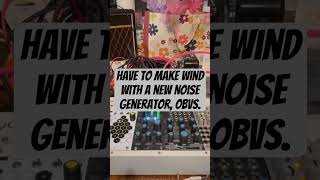 Making sound effects with the new noise generator. #whitenoise #synth