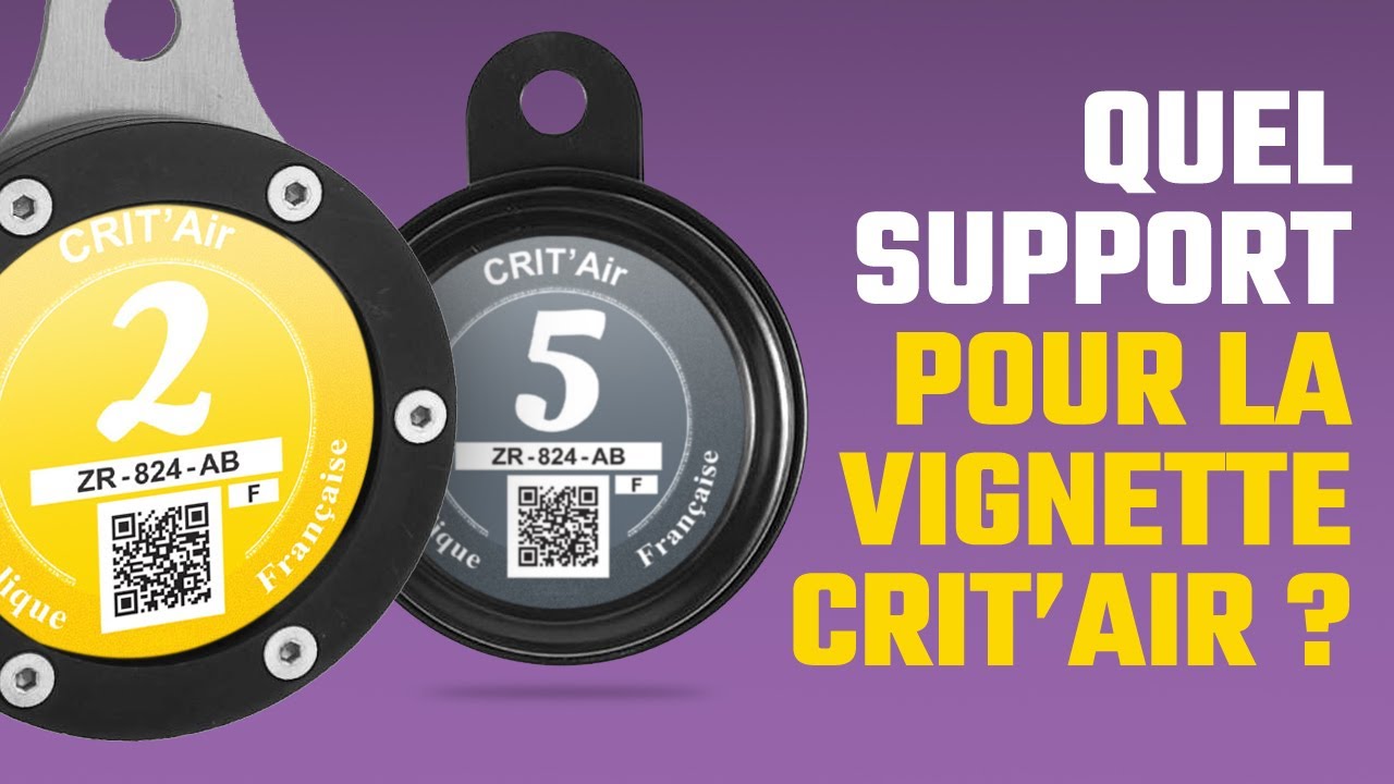 Quel support pour la vignette CRITAIR? 