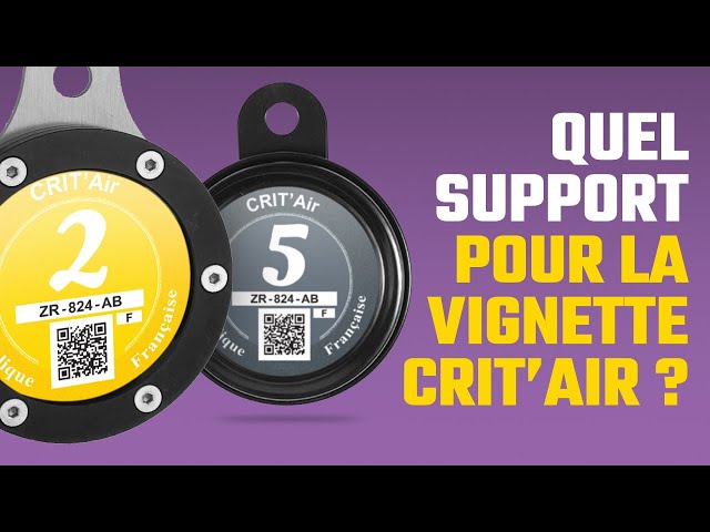 Protection Vignette Crit'air Chaft moto : , porte  assurance de moto