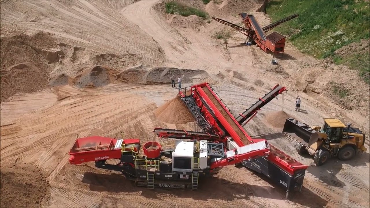 SANDVIK Siebanlage  QA335 und Kegelbrecher QH332