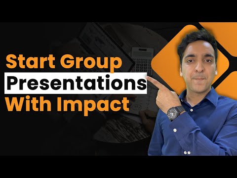 Start a Group Presentation with IMPACT (3 Full-Proof Ways)