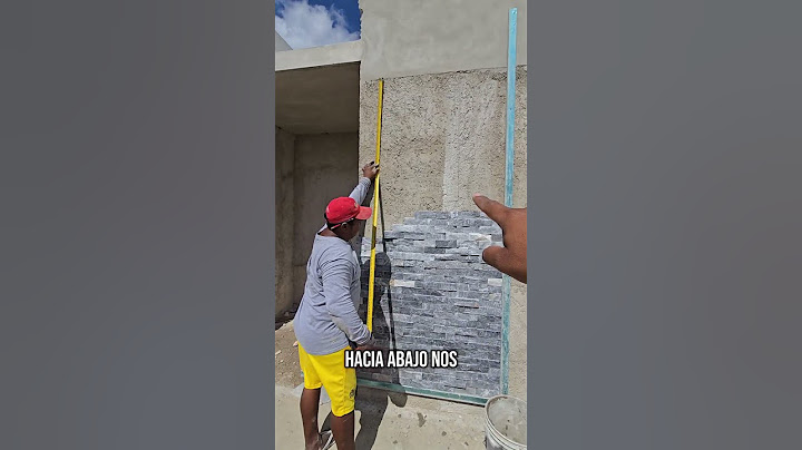 Recubrimiento de piedra en muros #arquitetura #tutorial #tiktok #tips #construction #viralvideo