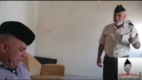 تبادل السلام بنغمة الابو عطا بين قارئ المقام عزيز الخياط ونمير ناظم..