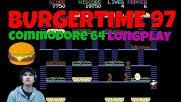 Burger Time 97 - Commdore 64 Longplay - Burgertime C64