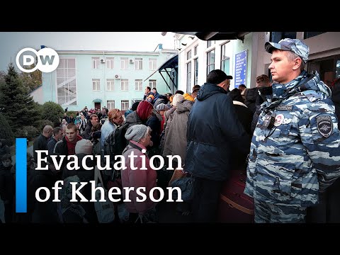 Russian troops signal withdrawal from kherson as ukraine moves in | dw news