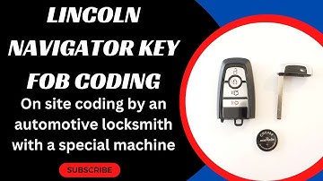 Lincoln Navigator Key Coding - How to Program a Navigator Key Fob with a Special Machine (Locksmith)