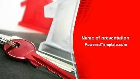 Realty Market PowerPoint Template by PoweredTemplate.com