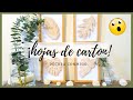 IDEAS de CARTON para tu CUARTO⎢DIYs manualidades 2021⎢Cuadros Estilo BOHEMIO⎢Manualidades  de cartón