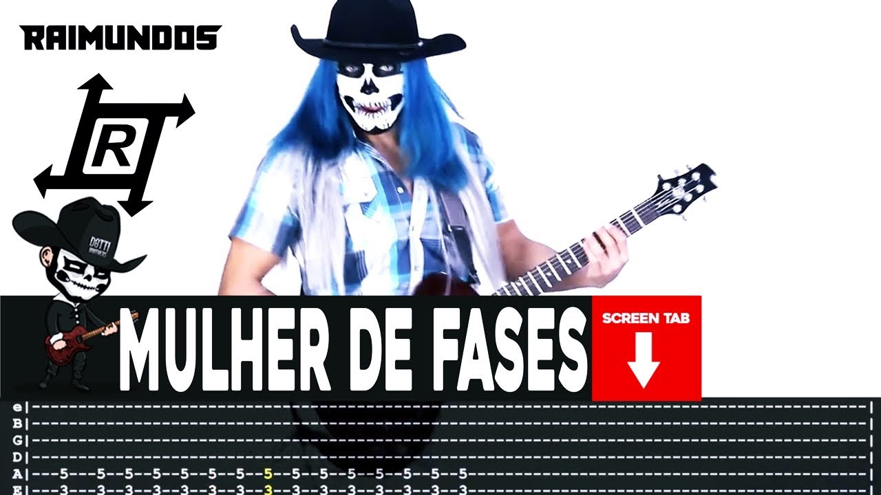 【RAIMUNDOS】[ Mulher de Fases ] cover by Masuka | LESSON | GUITAR TAB ...