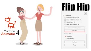 How to hip flip in cartoon animator 4.4 new tutorial