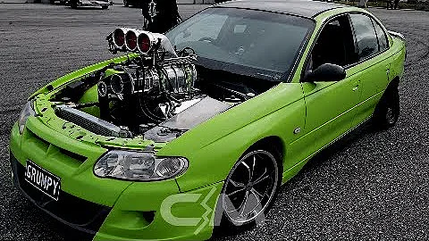 BLOWN VX COMMODORE 'GRUMPY' @ SKIDFEST 16
