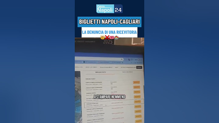 BIGLIETTI NAPOLI-CAGLIARI, la denuncia di una ricevitoria: "Nessun biglietto stampato!" ❌🎟️