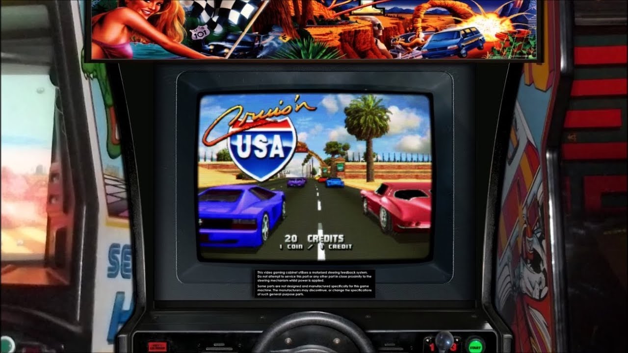 Cruis'n USA no video : r/arcade