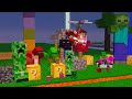 Mikey and JJ Falling Pickaxe