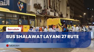 Bus Shalawat Antar Jamaah Haji Dari dan Ke Masjidil Haram