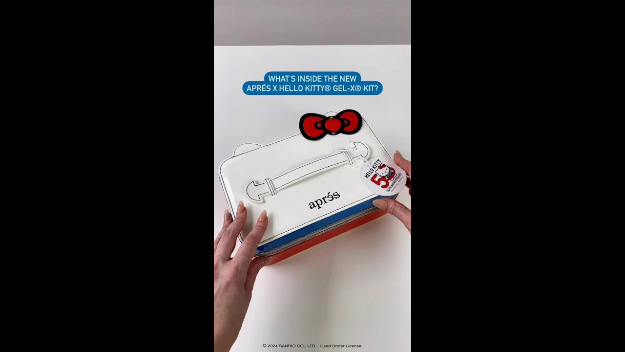 NEW Aprés X Hello Kitty® Gel-X Kit! ❤️✨ - YouTube