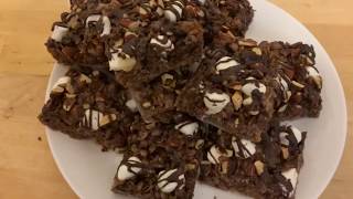 Rockyroad Rice crispy gourmet | postres para fiestas | postres para negocio|