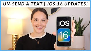 How to Un-Send A Text Message with iMessage (Plus 5 Other Important IOS 16 Updates)! by How Do You Do? 1,033 views 1 year ago 7 minutes, 3 seconds
